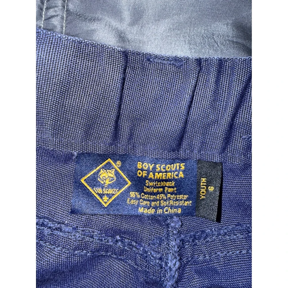 Boy Scouts of America Cub Scouts Switchback Uniform Pants Navy Blue Youth 6
